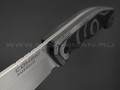 Eagle Knives нож Combat 1 сталь Aus10Co stonewash, рукоять G10 black & grey