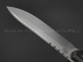 Eagle Knives нож Combat 2 сталь Aus10Co stonewash, рукоять G10 black & green