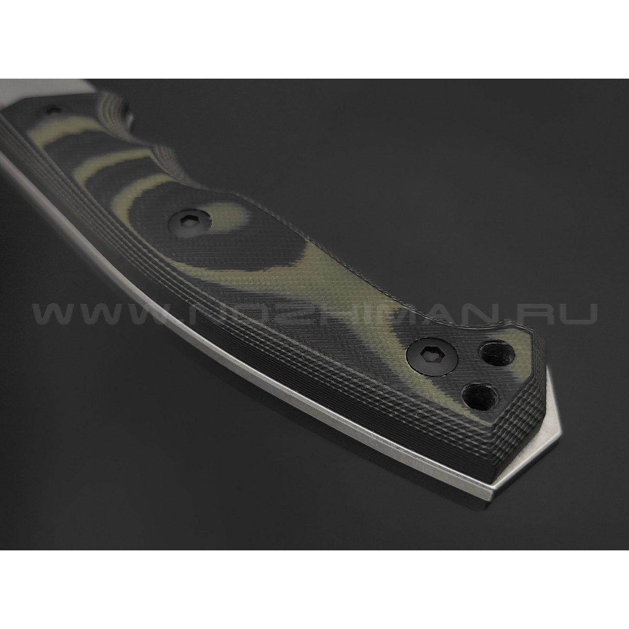 Eagle Knives нож Combat 2 сталь Aus10Co стоунвош, рукоять G10 black & green
