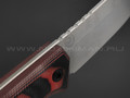 Eagle Knives нож Combat 1 сталь Aus10Co stonewash, рукоять G10 black & red