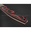 Eagle Knives нож Combat 1 сталь Aus10Co стоунвош, рукоять G10 black & red Eagle Knives нож Combat 1 сталь Aus10Co стоунвош, рукоять G10 black & red