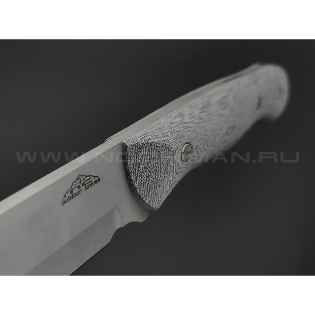 N.C.Custom нож bushcraft "Forester" сталь Aus-10, рукоять микарта, огниво