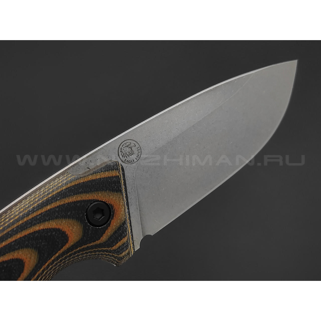 Eagle Knives нож Forester 2 сталь Aus10Co стоунвош, рукоять G10 black & orange