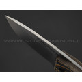 Eagle Knives нож Forester 2 сталь Aus10Co стоунвош, рукоять G10 black & orange