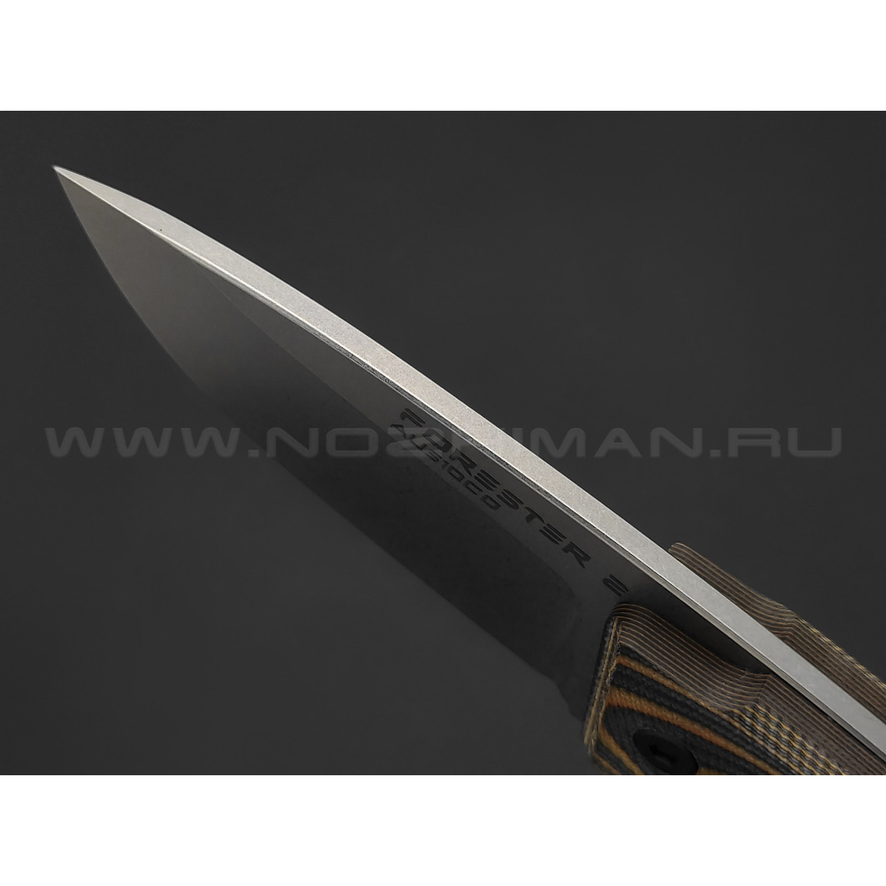 Eagle Knives нож Forester 2 сталь Aus10Co стоунвош, рукоять G10 black & orange