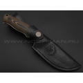 Eagle Knives нож Forester 2 сталь Aus10Co стоунвош, рукоять G10 black & orange