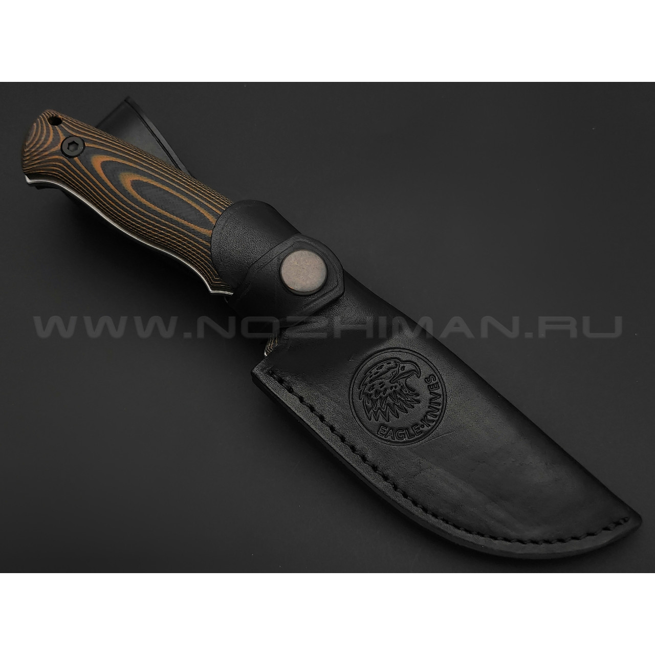 Eagle Knives нож Forester 2 сталь Aus10Co стоунвош, рукоять G10 black & orange