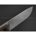 Eagle Knives нож Hunter 2 сталь Aus10Co стоунвош, рукоять G10 black & orange