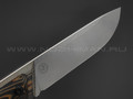 Eagle Knives нож Hunter 2 сталь Aus10Co stonewash, рукоять G10 black & orange