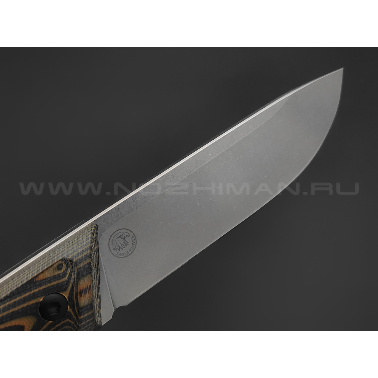 Eagle Knives нож Hunter 2 сталь Aus10Co стоунвош, рукоять G10 black & orange