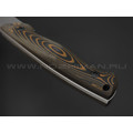 Eagle Knives нож Hunter 2 сталь Aus10Co стоунвош, рукоять G10 black & orange