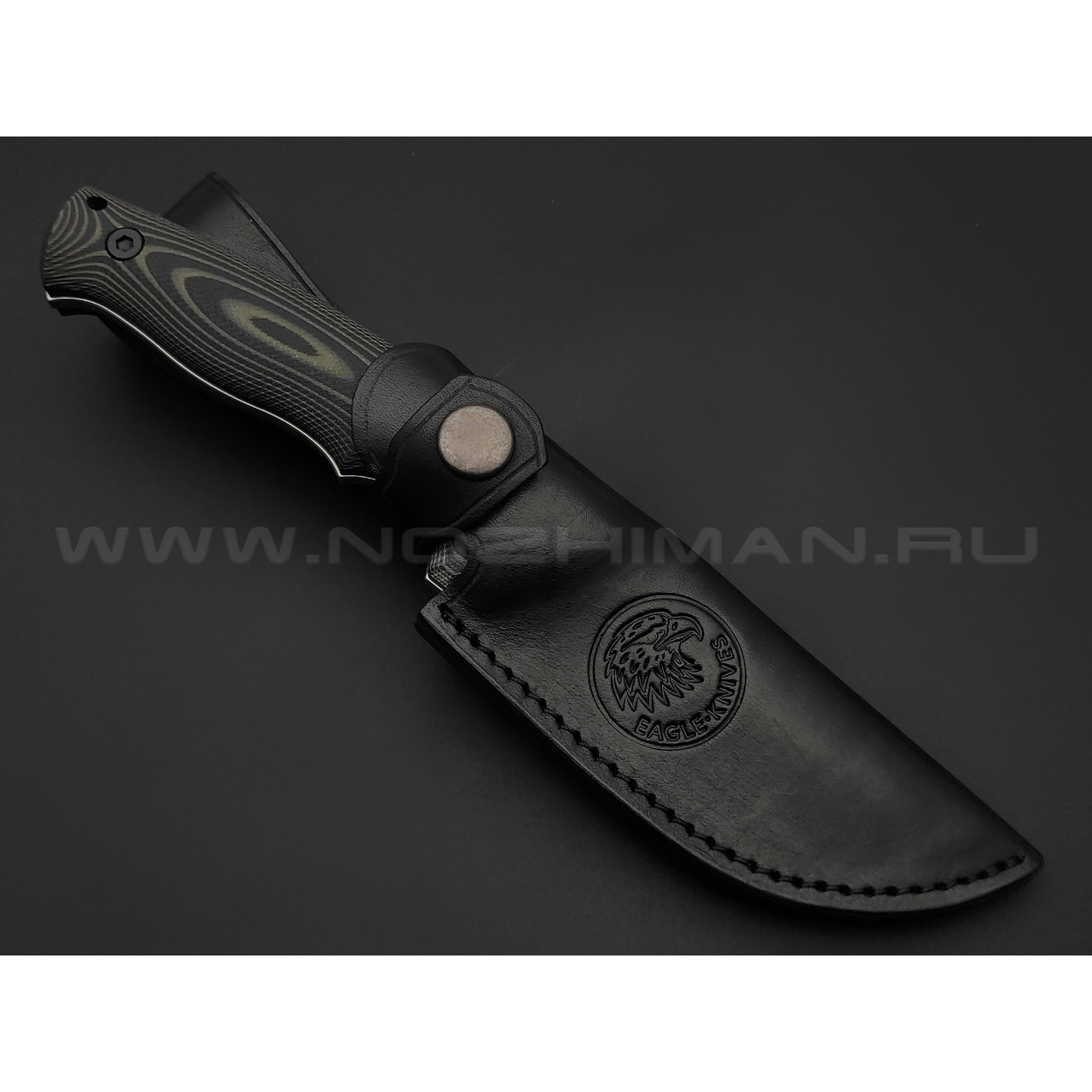 Eagle Knives нож Forester 1 сталь Aus10Co стоунвош, рукоять G10 black & green
