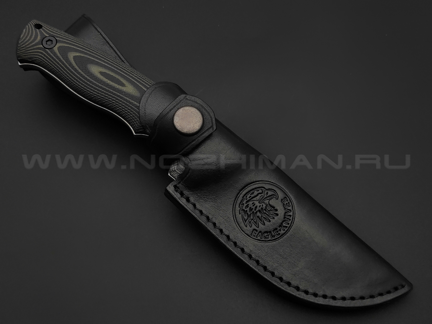 Eagle Knives нож Forester 1 сталь Aus10Co stonewash, рукоять G10 black & green