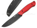 N.C.Custom нож Pride сталь Aus-10 blackwash, рукоять G10 red
