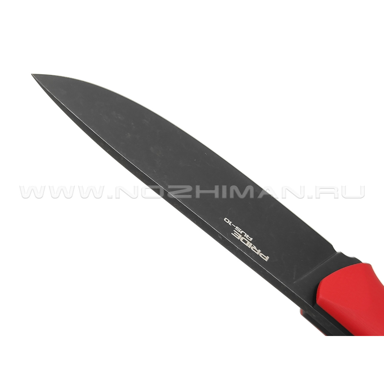 N.C.Custom нож Pride сталь Aus-10 блэквош, рукоять G10 red