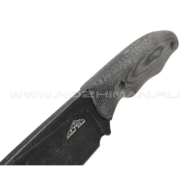 N.C.Custom нож Tracker сталь N690 блэквош, рукоять микарта, ножны kydex