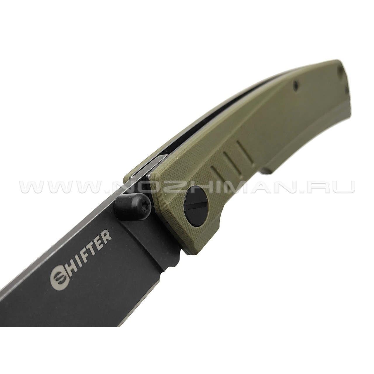 Shifter складной нож Doer сталь 7Cr17MoV black, рукоять G10 green