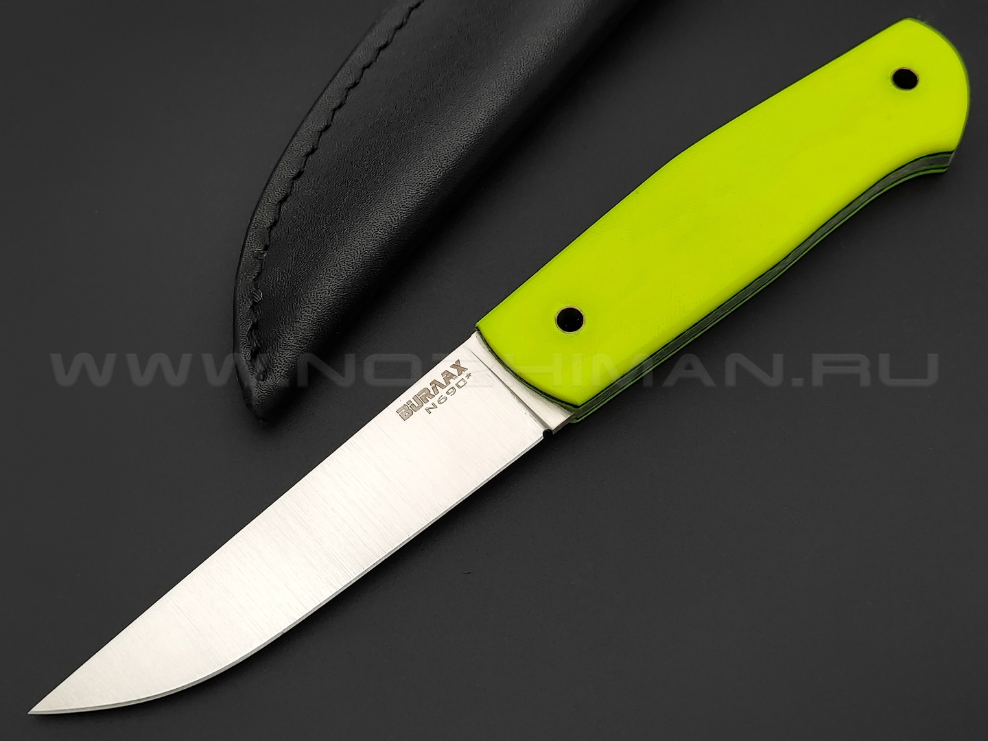 Нож Burlax Loki BX0132 сталь N690, рукоять желтая микарта