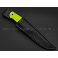 Нож Burlax Loki BX0132 сталь N690, рукоять желтая микарта