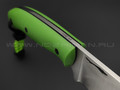 Волчий Век нож Mark-1 сталь N690 WA, рукоять G10 салатовый