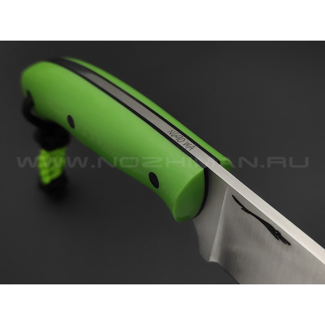 Волчий Век нож Mark-1 сталь N690 WA, рукоять G10 салатовый