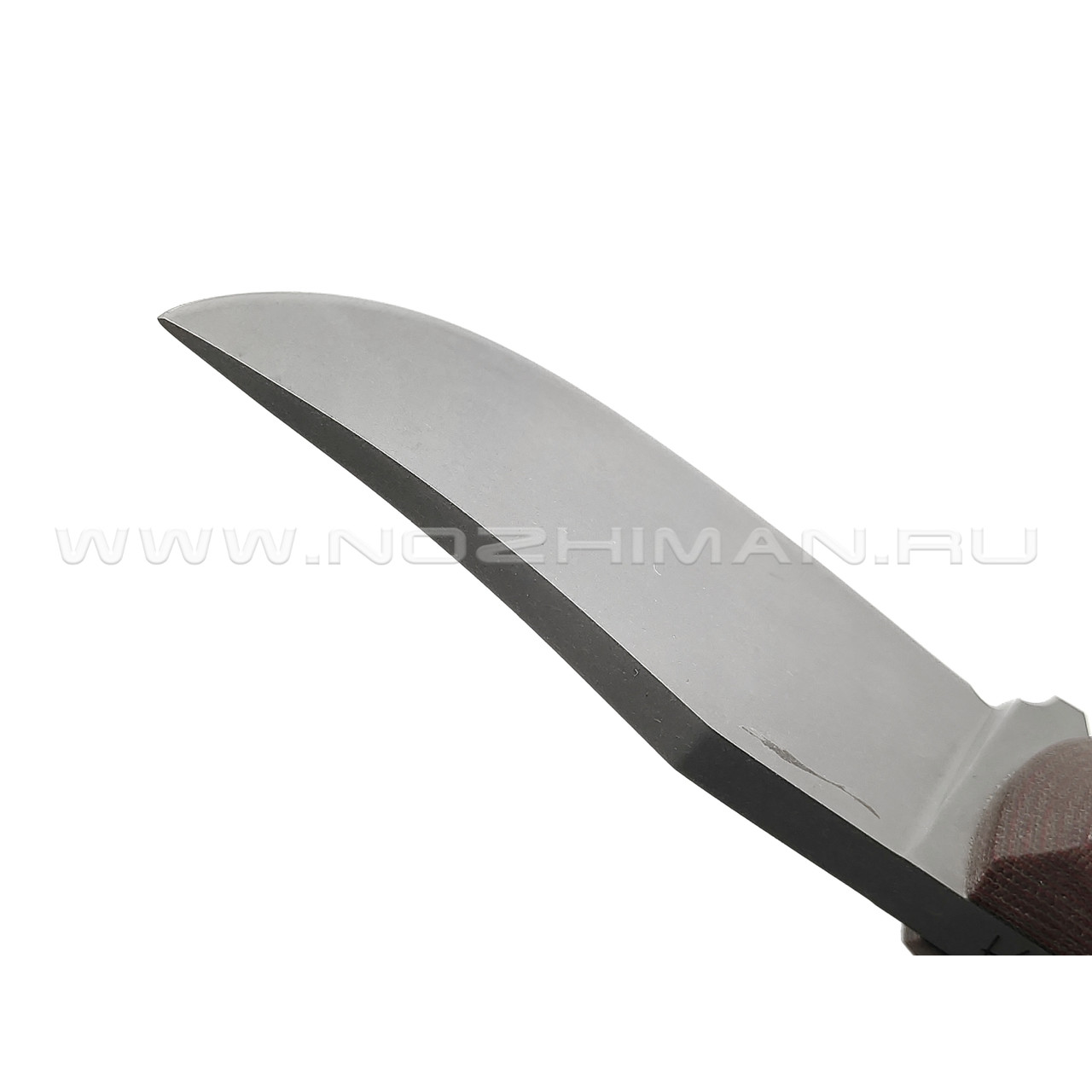 Волчий Век нож Шкуродёр сталь PGK WA, Стоунвош, рукоять микарта