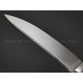 Кметь нож Скинер сталь Elmax, рукоять G10 black, мельхиор Кметь нож Скинер сталь Elmax, рукоять G10 black, мельхиор