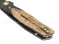 Нож Bestech Ascot BG19E сталь 14C28N, рукоять carbon fiber, G10, дерево
