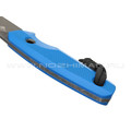 Нож с Котом "Пионер" сталь Х12МФ, рукоять G10 blue, kydex blue Нож с Котом "Пионер" сталь Х12МФ, рукоять G10 blue, kydex blue