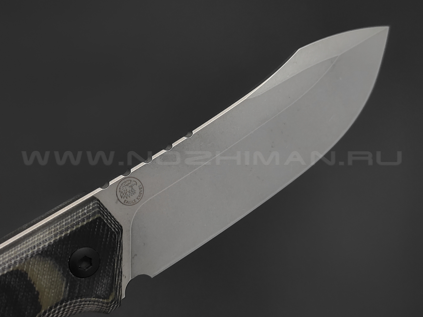 Eagle Knives нож Combat 1 сталь Aus10Co stonewash, рукоять G10 black & green