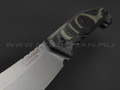 Eagle Knives нож Combat 1 сталь Aus10Co stonewash, рукоять G10 black & green
