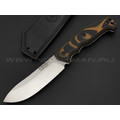 Eagle Knives нож Combat 2 сталь Aus10Co стоунвош, рукоять G10 black & orange Eagle Knives нож Combat 2 сталь Aus10Co стоунвош, рукоять G10 black & orange