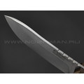 Eagle Knives нож Combat 2 сталь Aus10Co стоунвош, рукоять G10 black & orange Eagle Knives нож Combat 2 сталь Aus10Co стоунвош, рукоять G10 black & orange