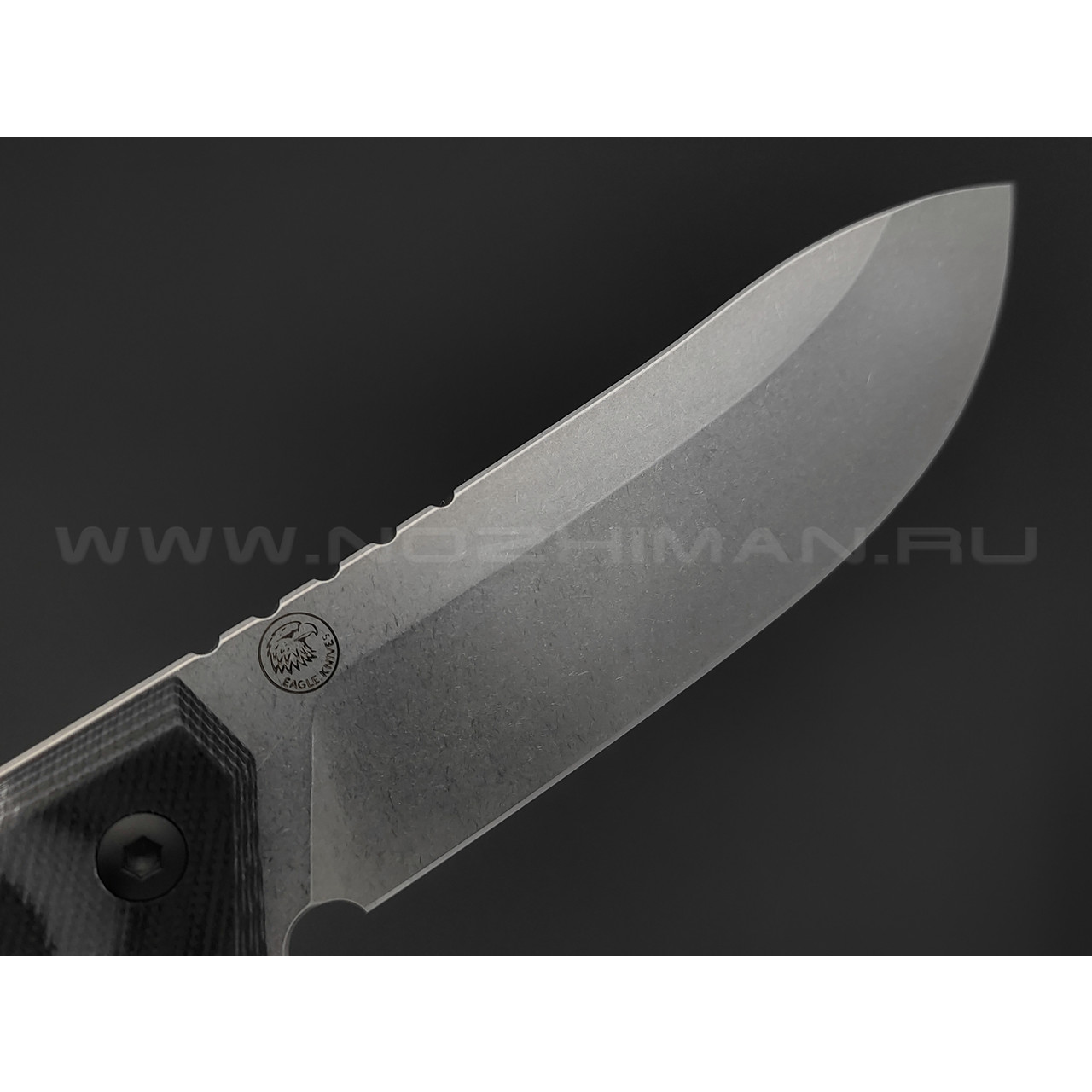 Eagle Knives нож Combat 2 сталь Aus10Co стоунвош, рукоять G10 black & grey