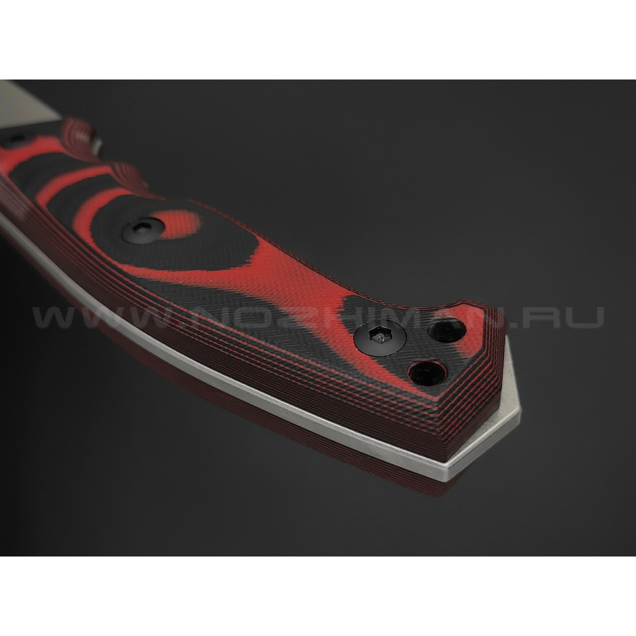 Eagle Knives нож Combat 2 сталь Aus10Co стоунвош, рукоять G10 black & red