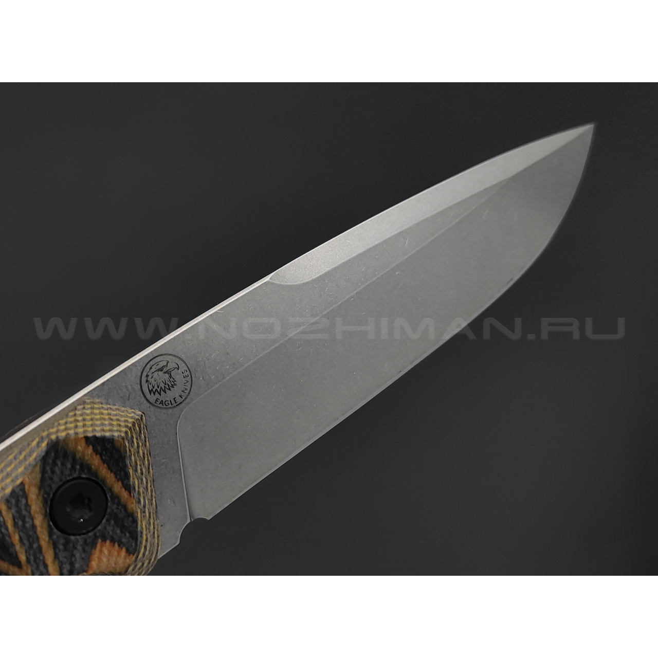 Eagle Knives нож Attacker 1 сталь Aus10Co стоунвош, рукоять G10 black & orange