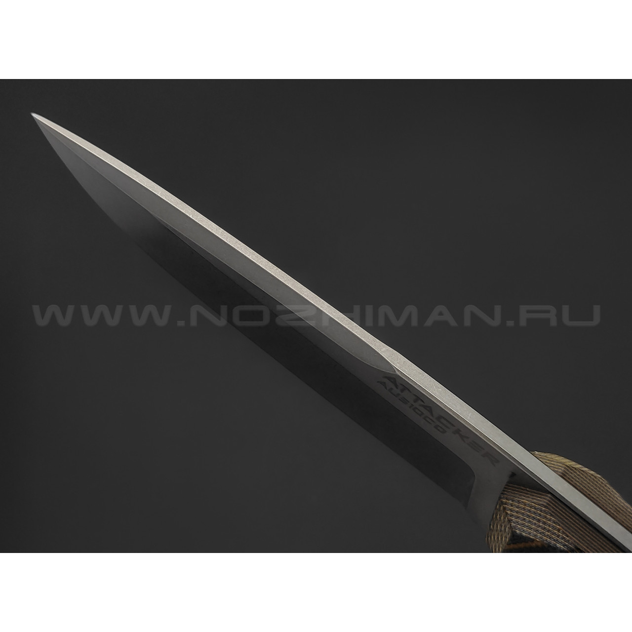 Eagle Knives нож Attacker 1 сталь Aus10Co стоунвош, рукоять G10 black & orange