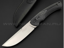Eagle Knives нож Fisher 2 сталь Aus10Co stonewash, рукоять G10 black & grey