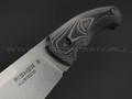 Eagle Knives нож Fisher 2 сталь Aus10Co stonewash, рукоять G10 black & grey