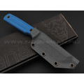 Нож Yanari средний сталь VG-10, рукоять G10 blue , ножны kydex grey
