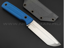 Нож Yanari средний сталь VG-10, рукоять G10 blue , ножны kydex grey