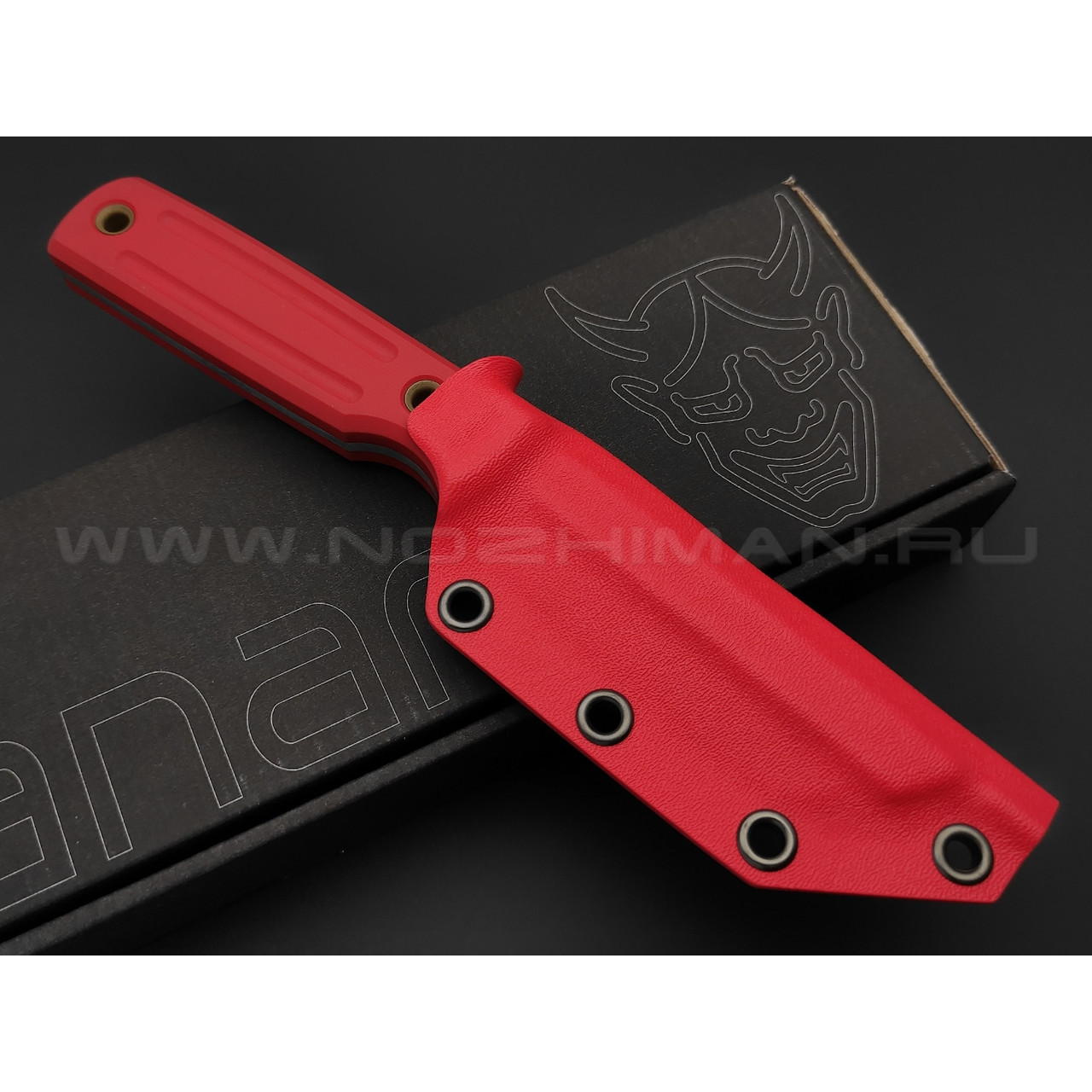 Нож Yanari средний сталь VG-10, рукоять G10 red, ножны kydex red