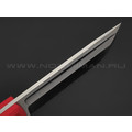 Нож Yanari средний сталь VG-10, рукоять G10 red, ножны kydex red