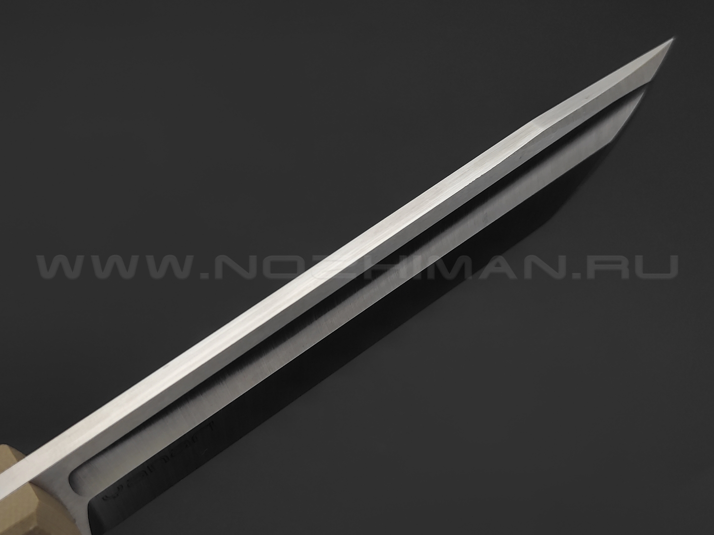 Нож Yanari большой сталь VG-10, рукоять G10 tan, ножны kydex tan