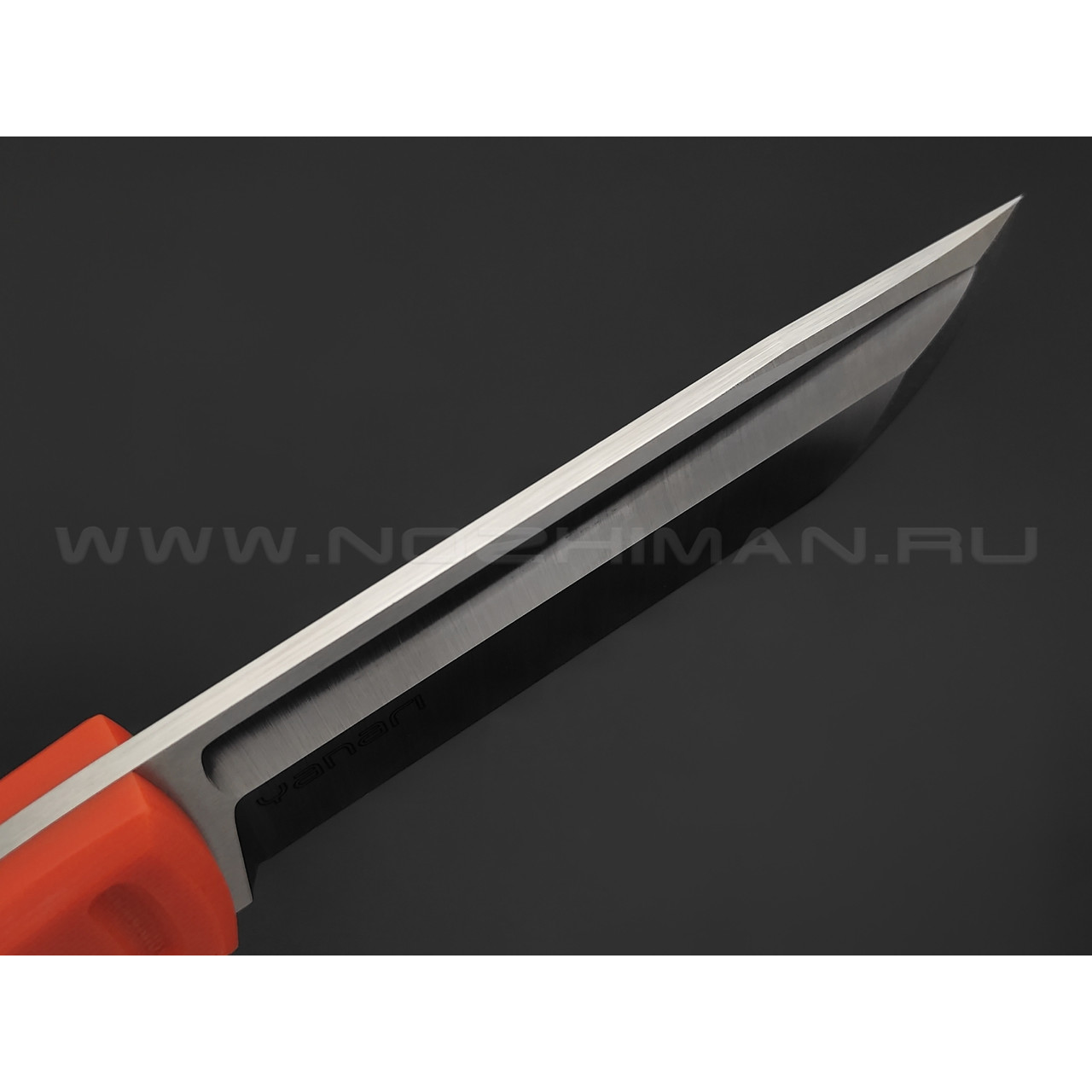 Нож Yanari средний сталь VG-10, рукоять G10 orange, ножны kydex orange