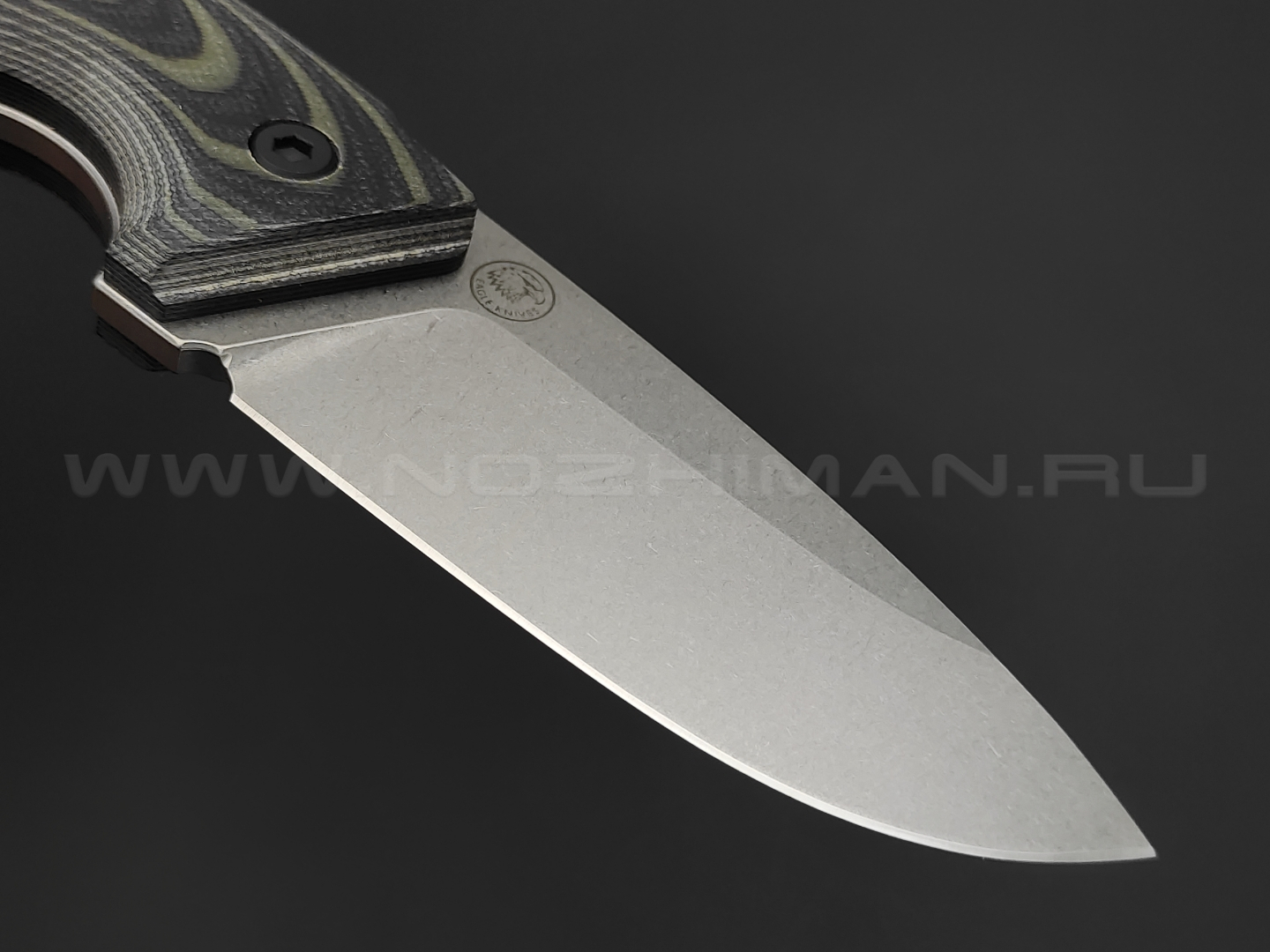Eagle Knives нож Forester 2 сталь Aus10Co stonewash, рукоять G10 black & green