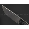 Eagle Knives нож Forester 1 сталь Aus10Co стоунвош, рукоять G10 black & grey
