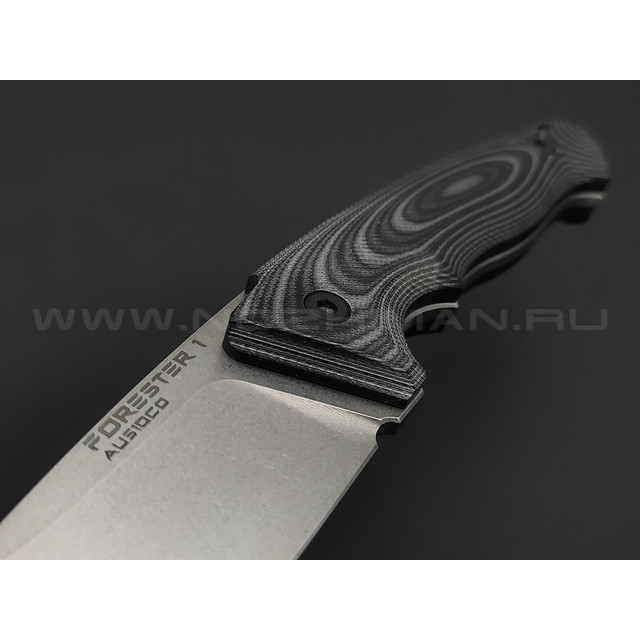 Eagle Knives нож Forester 1 сталь Aus10Co стоунвош, рукоять G10 black & grey