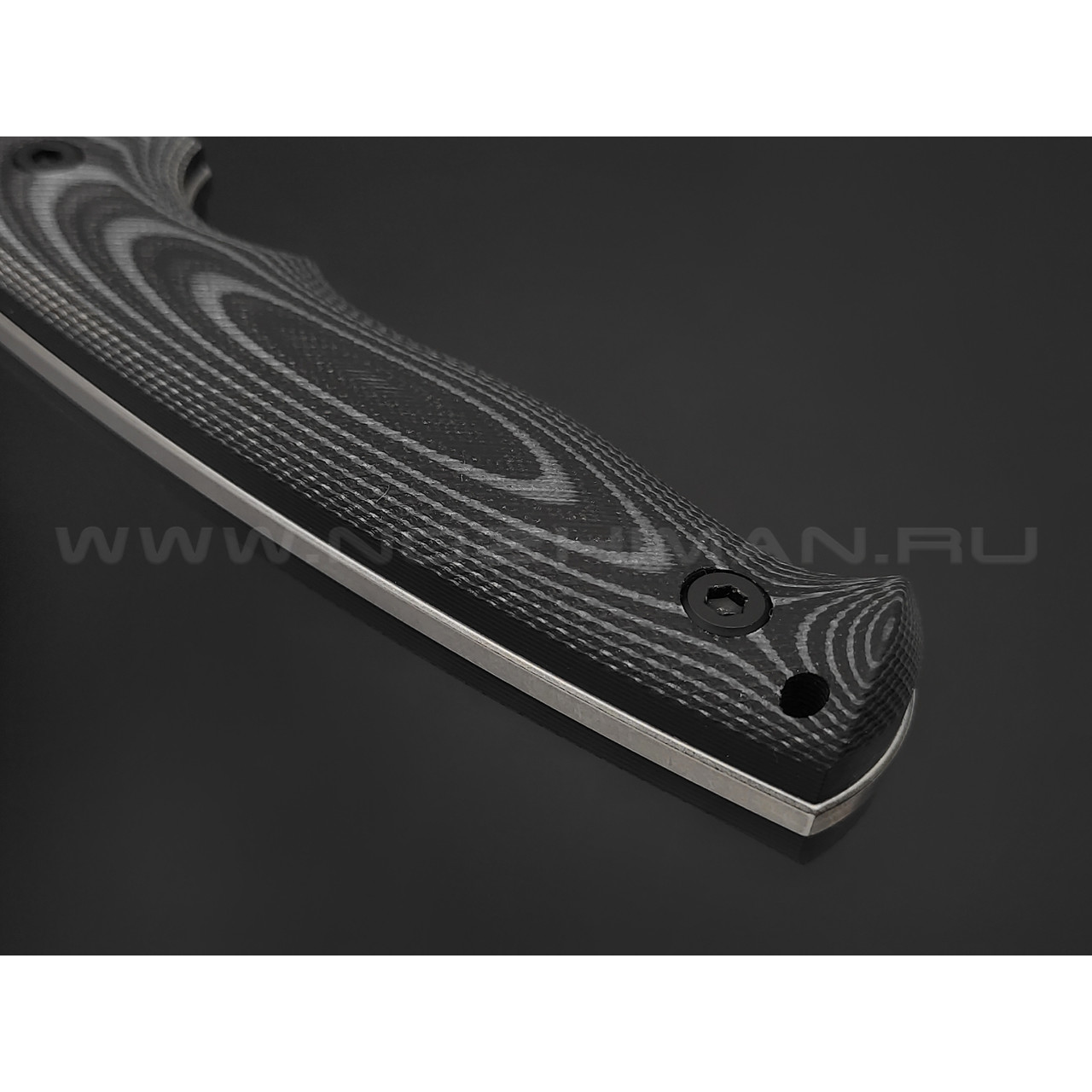 Eagle Knives нож Forester 1 сталь Aus10Co стоунвош, рукоять G10 black & grey
