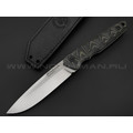 Eagle Knives нож Attacker 1 сталь Aus10Co стоунвош, рукоять G10 black & green